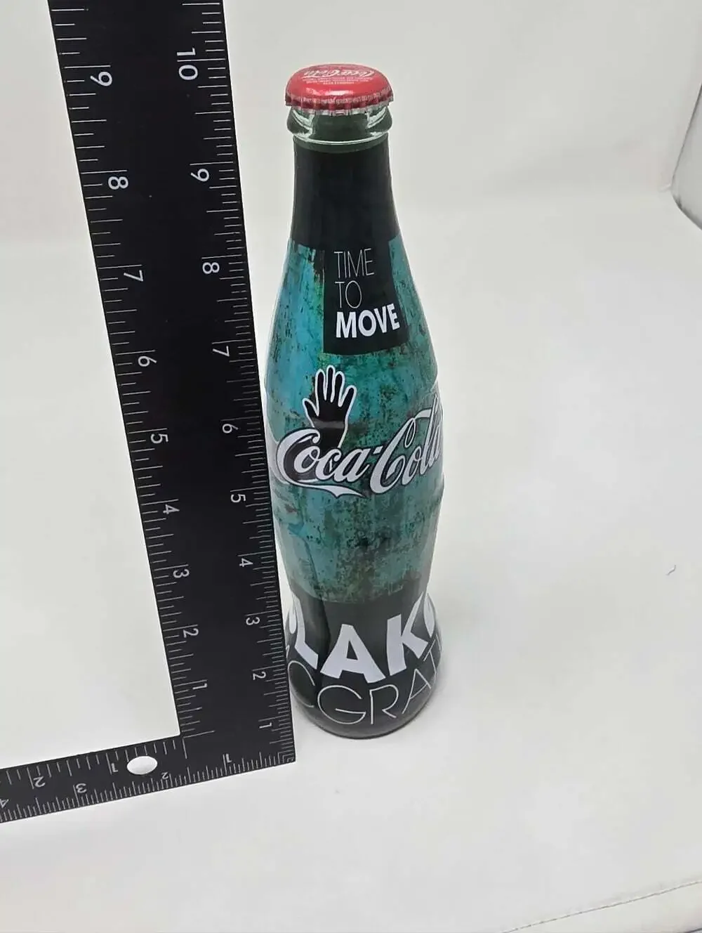 Limited Edition Blake McGrath Coca Cola Glass Bottle Musician Dancer Album TV